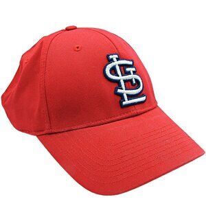 MLB St. Louis Cardinals 90s Snapback Hat Vintage Outdoor Cap Logo Red One Size